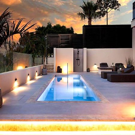 Orama Luxury Suite 3 Bedrooms With Private Pool Herszonisszosz Kültér fotó