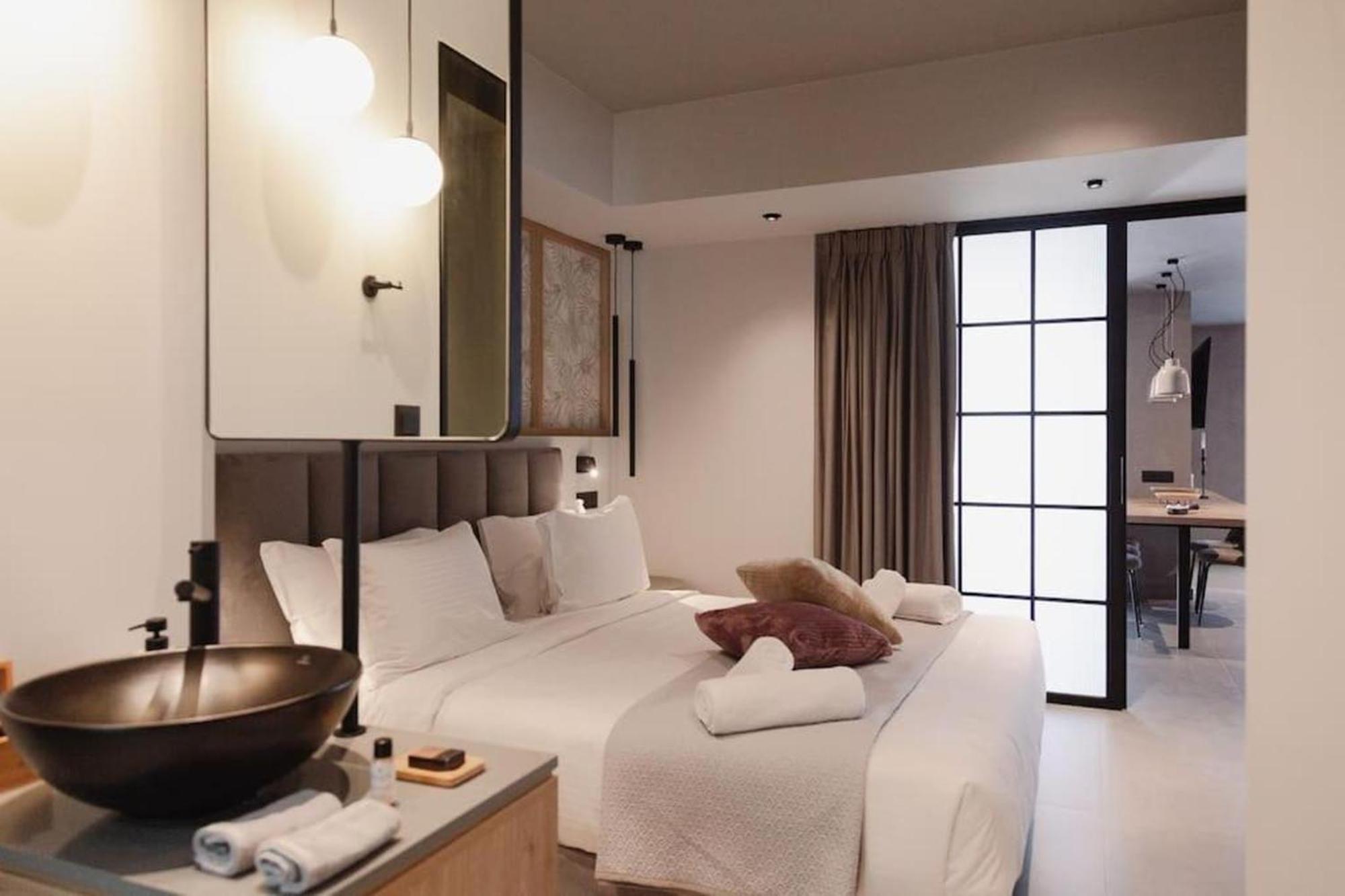 Orama Luxury Suite 3 Bedrooms With Private Pool Herszonisszosz Kültér fotó