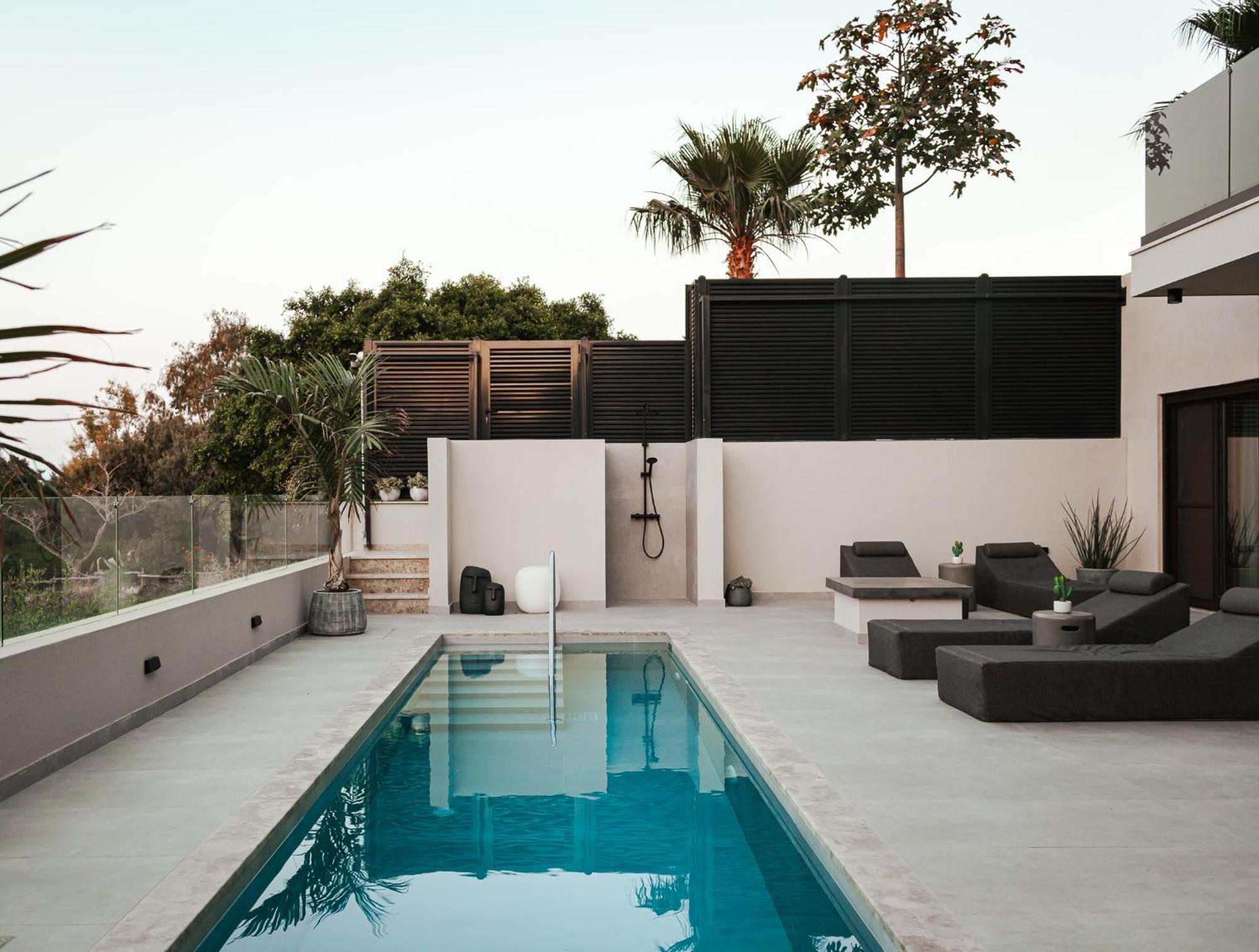 Orama Luxury Suite 3 Bedrooms With Private Pool Herszonisszosz Kültér fotó