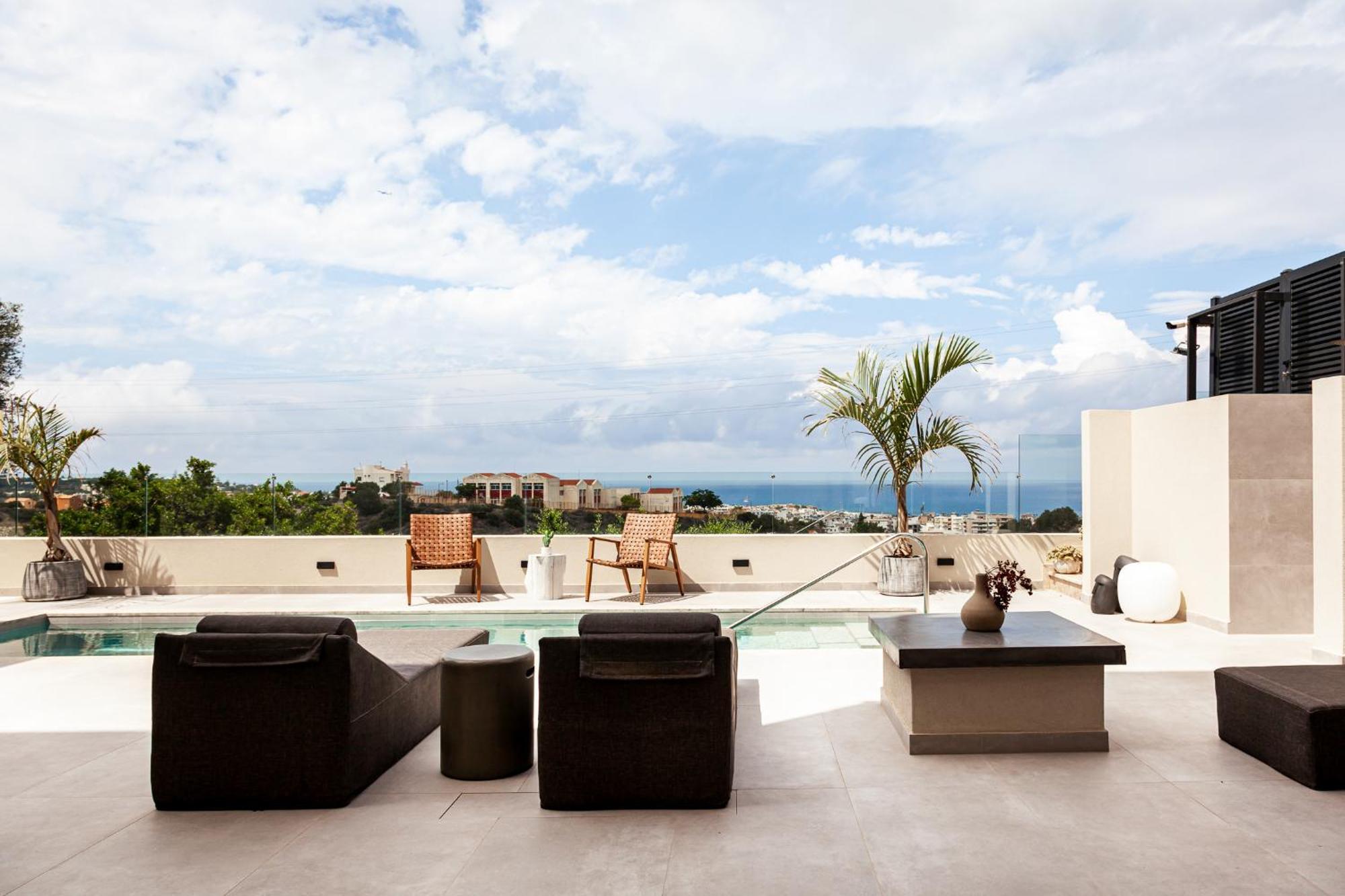 Orama Luxury Suite 3 Bedrooms With Private Pool Herszonisszosz Kültér fotó